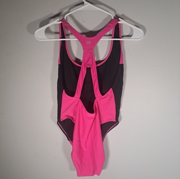 3/$15 Forever 21 Malibu Swimsuit Pink and Black Size Medium - Picture 3 of 3